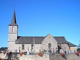 The church in Saint-Brice