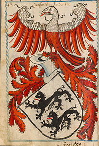 Wappen der Grafen von Hohenlohe nach dem Scheiblerschen Wappenbuch