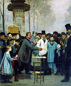 A novelty seller in Paris (1873) (Tretyakov Gallery)