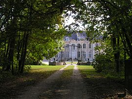 The chateau in Isle-sur-Marne