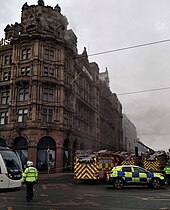 Jenners former department store on fire 23 January 2023