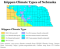 Image 14Köppen climate types of Nebraska, using 1991-2020 climate normals (from Nebraska)