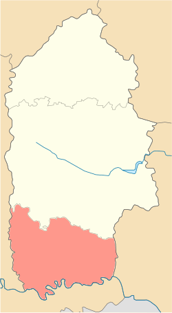 Location of Kamianets-Podilskyi Raion