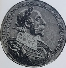 Medal of him by Ruprecht Miller [sv], 1609