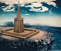 A 3D reconstruction of the Lighthouse of Alexandria