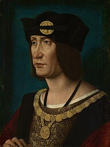 Louis XII of France wearing the collar of the Order