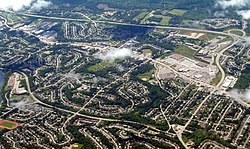 Aerial view of Lower Sackville