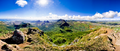 Panoramic view of Mauritius from Le Pouce