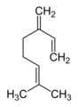 Myrcene is an acyclic monoterpene, an alkene hydrocarbon