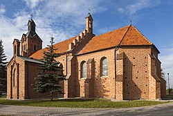 Gothic Saint James church in Piotrków Kujawski