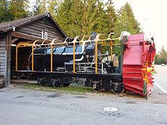 Schneeschleuder R 12 der Dampfbahn Furka-Bergstrecke in Revision