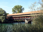 Holzbrücke über die Reuss