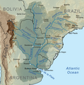 Map of the Rio de la Plata Basin.