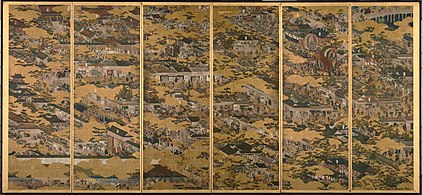 Scenes in and around Kyoto (c. 1615)
