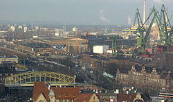 View of Młyniska from Śródmieście