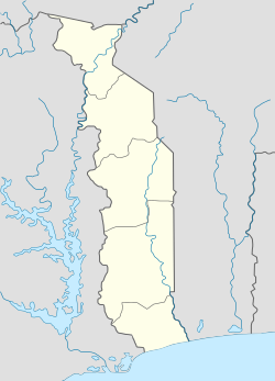 Kévé is located in Togo