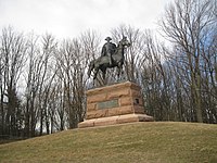 Anthony Wayne statue at Valley Forge, PA