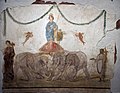 Venus riding in a quadriga drawn by elephants, 1st-century AD fresco from Pompeii