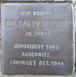 Stolperstein für Sally Mayer (Konradstraße 7)