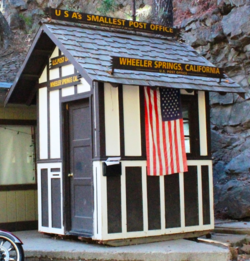 Wheeler Springs was home to America's smallest post office