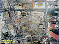 Luftbild von Ground Zero am 23. September 2001