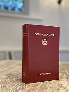 A copy of the ninth edition King's Chapel Book of Common Prayer