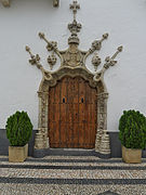 Door of the Olivenza's city hall, also Manueline