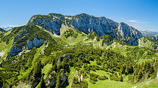 The north face of the Benediktenwand, Bavarian Prealps