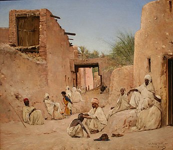 Maurice Bompard, A street of the oasis Chetma