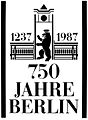 Logo commemorating Berlin's 750th anniversary