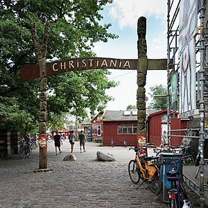 Freetown Christiania – entrance