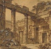 Architectural fantasy, n.d., private collection.