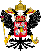 Coat of arms of Elector Frederick Augustus II, King of Poland, as Imperial vicar