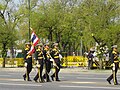 Colour guards of the Naval Cadet Regiment, King's Guard, Royal Thai Naval Academy