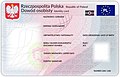 Darstellung auf dem polnischen Personalausweis