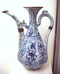Jingdezhen blue and white ware c. 1335