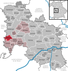 Lage der Gemeinde Ederheim im Landkreis Donau-Ries