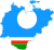Sakha Flag-Map