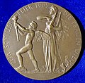 Rückseite der Medaille zum 100. Todestag Schillers, Schillerfeier in Wien 1905.