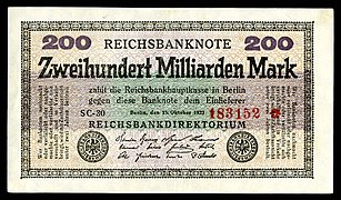 GER-121-Reichsbanknote-200 Billion Mark (1923)