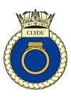 HMS Clyde's crest