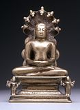 Brass idol of tirthankar Parshvanatha, India, 16th century