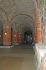 The crypt below