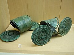 Bronze gaiters (circa 1250 BC)