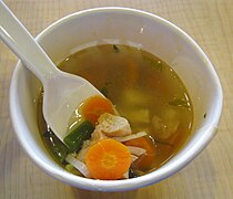 Sayur sop vegetables soup.