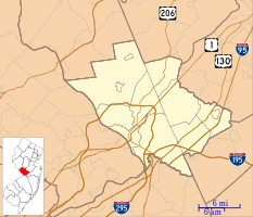 Pennington is located in Mercer County, New Jersey