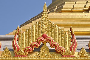 Motif on Global Vipassana Pagoda