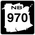 Route 970 marker