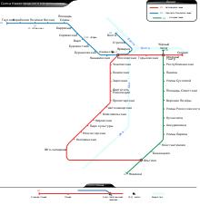 Metro mapThe Nizhny Novgorod Metro after 2025