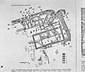 Map of the excavations with locations photographs, 1970's